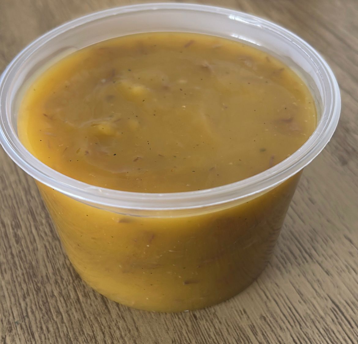 Produto Caldo de mandioquinha com carne moída